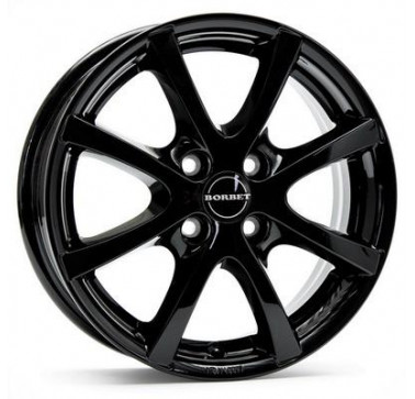 Borbet LV4 W5.5 R14 PCD4x108 ET43 DIA63.4 gloss black